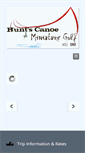 Mobile Screenshot of huntscanoes.com